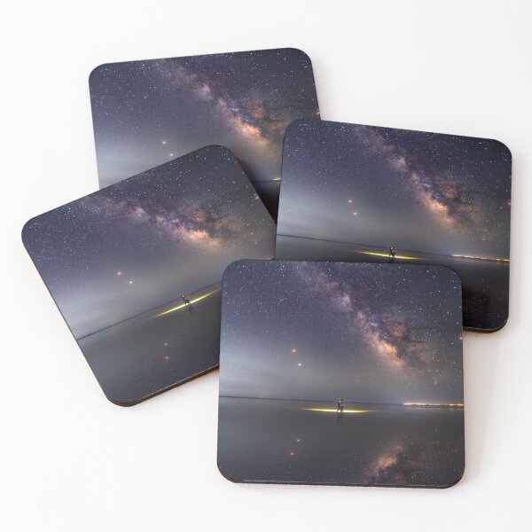 Dancing at the Total lunar Eclipse Coasters (Set of 4)