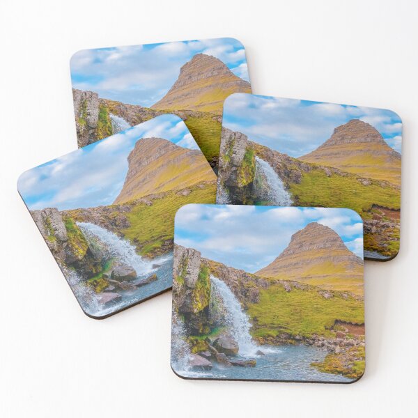 Item preview, Kirkjufell and Kirkjufellsfoss Scenic Photo designed and sold by RRMStudios.
