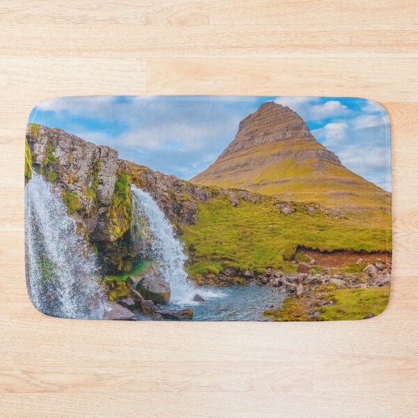 Item preview, Kirkjufell and Kirkjufellsfoss Scenic Photo designed and sold by RRMStudios.