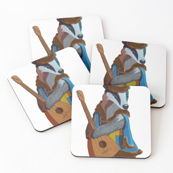 Item preview, Badger Bard designed and sold by FrauFlauschert.