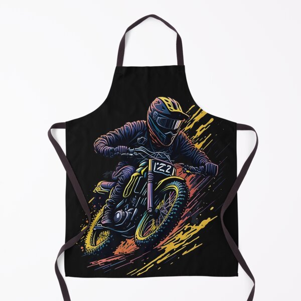 Item preview, "Riding the Thrill: Male Biker in Motocross Sports" designed and sold by Chromatic-Art.