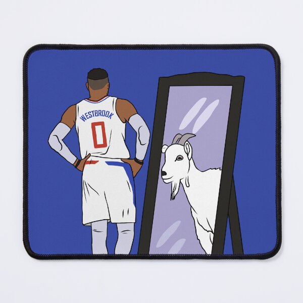 Item preview, Russell Westbrook Mirror GOAT (LAC) designed and sold by RatTrapTees.