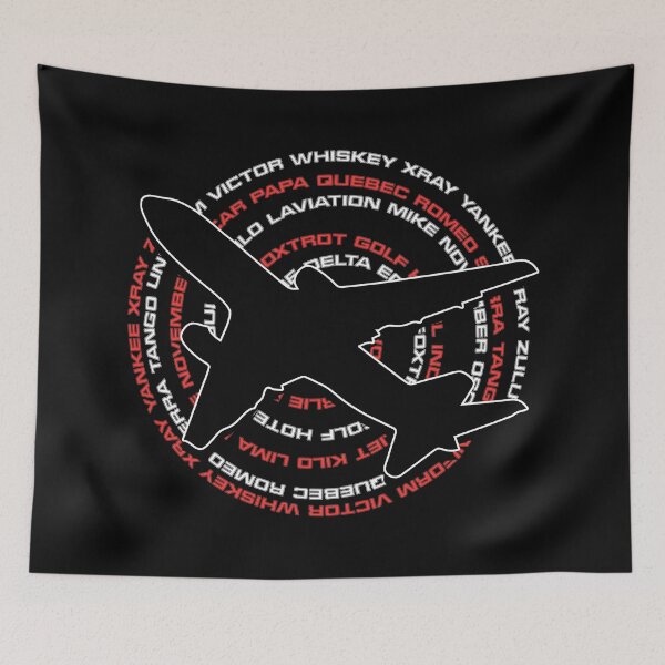 Item preview, Aviation ICAO Phonetic Alphabet - Airplane Lovers  designed and sold by Ikaroots.