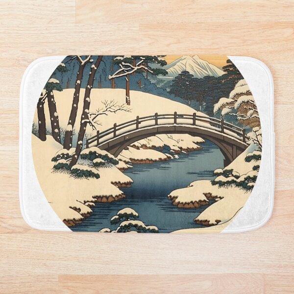 Item preview, A View of the Seven Bridges on the Snow - Ukiyo-e designed and sold by Springteam.