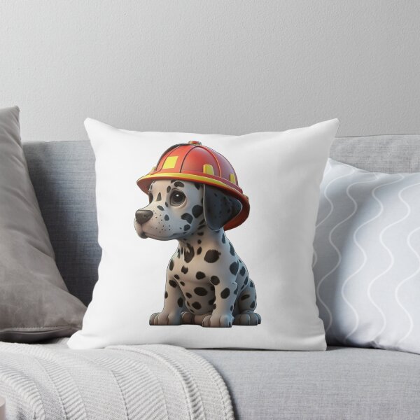 Item preview, Dalmatian puppy in his Fire Department helmet designed and sold by Ideallity.