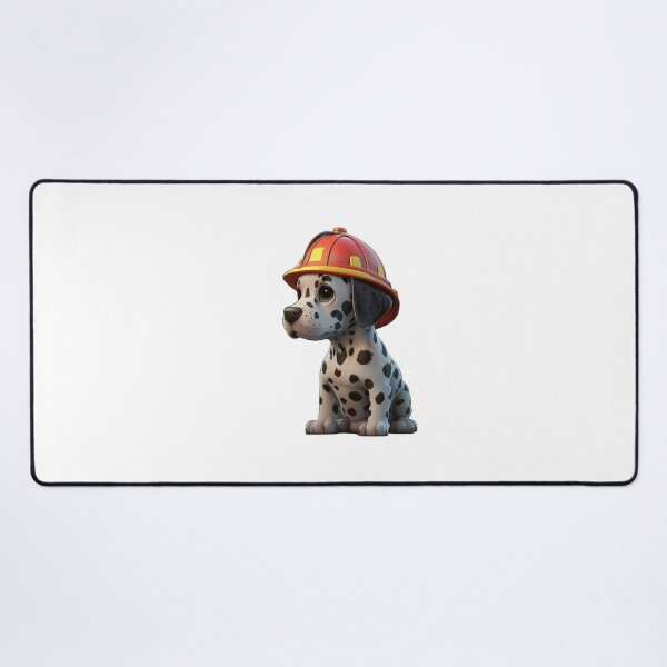 Item preview, Dalmatian puppy in his Fire Department helmet designed and sold by Ideallity.