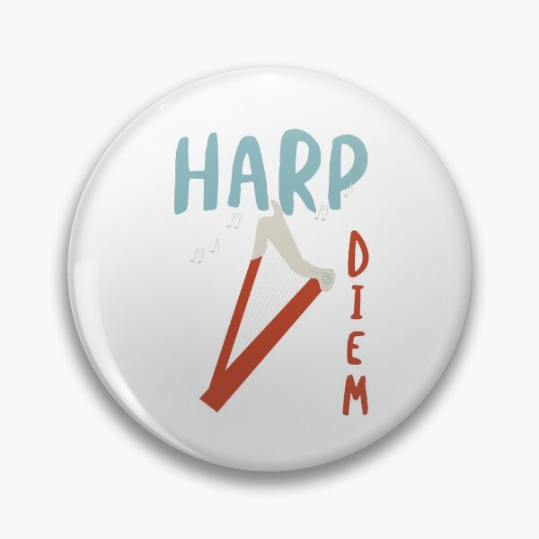 Item preview, Harp Pun Harp Diem designed and sold by whyitsme.