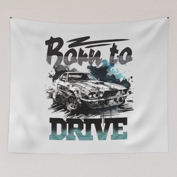 Item preview, Born to drive - funny saying designed and sold by VichallanStudio.
