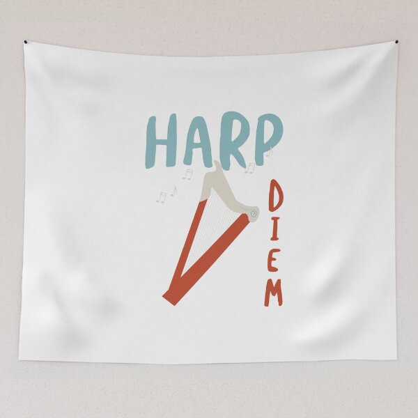 Item preview, Harp Pun Harp Diem designed and sold by whyitsme.