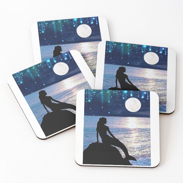 Item preview, Mermaid, Mermaid Print,  Mermaid Coaster, Mermaid Mug, Mermaid Painting, Mermaid Print, Mermaid Art, Mermaid Decor, Mermaid Ornament, Mermaid Christmas Ornament, designed and sold by Hazel Ryan Wagner.