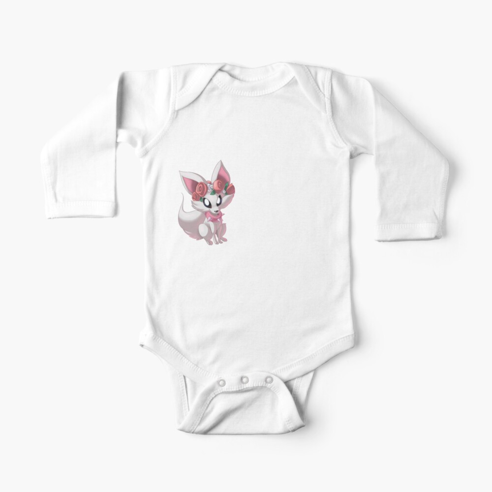 Alicestarz Animal Jam Fox Character Baby One Piece By Alicelps Redbubble - alicestarz roblox avatar art chibi kawaii baby one piece