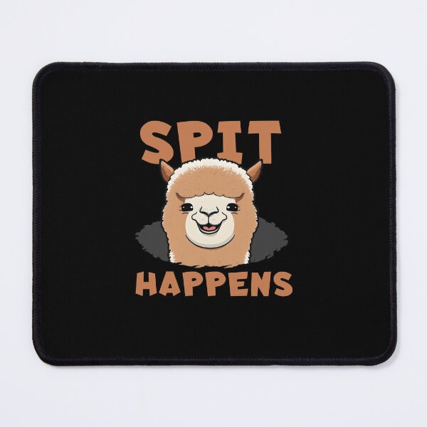 Item preview, Spit Happens Llama Alpaca Funny Saying Grimace designed and sold by Sellery-GbR.