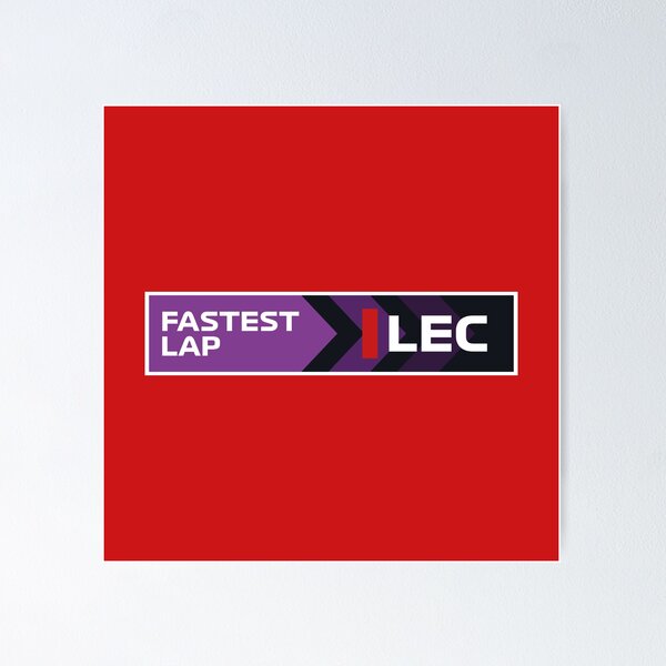 Item preview, Fastest Lap 2025 | Driver #16 (Red BG) designed and sold by FilipeFerreira.