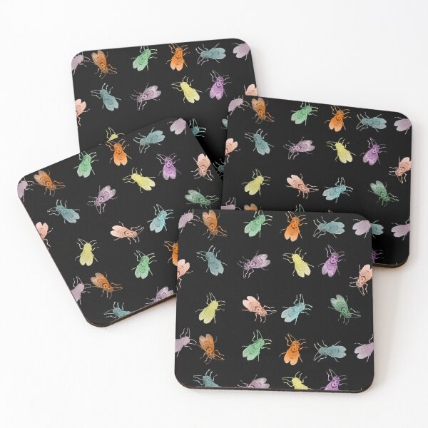 Item preview, Flies Pattern Black designed and sold by Craftimprint.