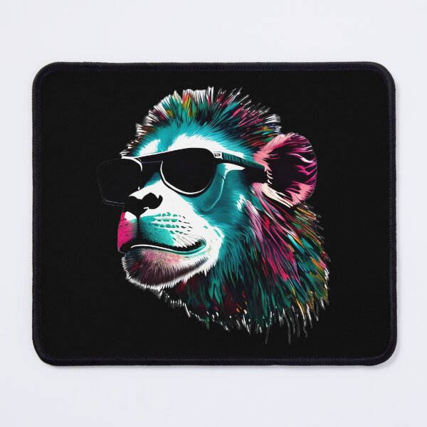 Item preview, Colorful monkey with sunglasses | Gift designed and sold by Smoking_Animals .