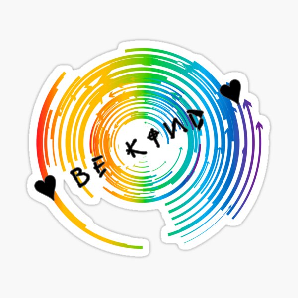 Be kind sticker, kindness stickers, Pride month stickers, LGBTQ , BLM, –  Neyastickershop