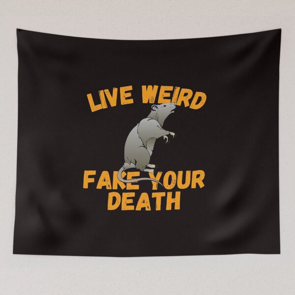 Item preview, Live Weird Fake Your Death T-shirt essentiel designed and sold by hagawi.
