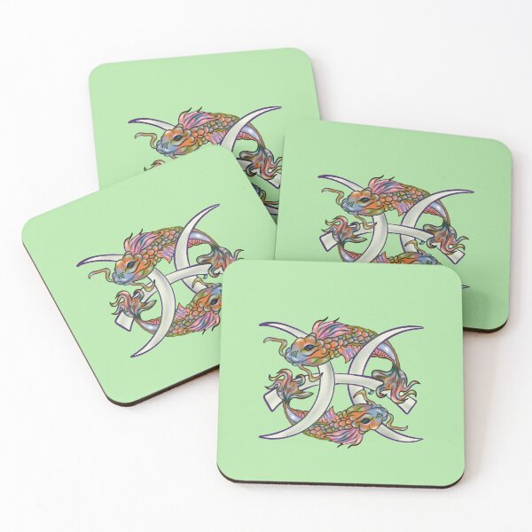 Item preview, Pisces, BIrthday February 19 - March 20, zodiac, two fish, zodiac symbol, birthday gift designed and sold by Whateverboss.