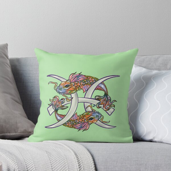 Item preview, Pisces, BIrthday February 19 - March 20, zodiac, two fish, zodiac symbol, birthday gift designed and sold by Whateverboss.