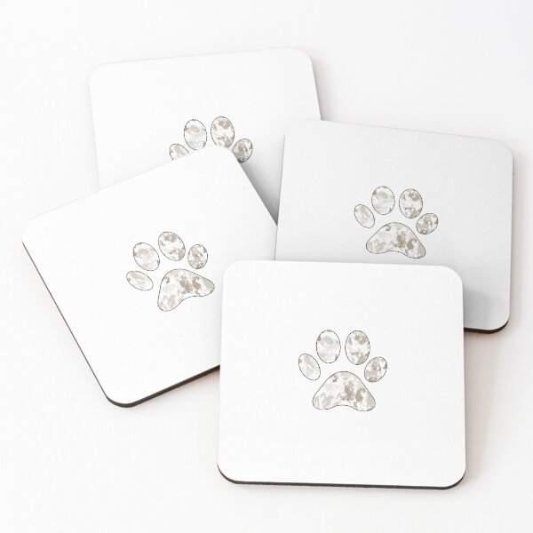 Item preview, brown paint - dog's paw sticker designed and sold by Kiniusia.