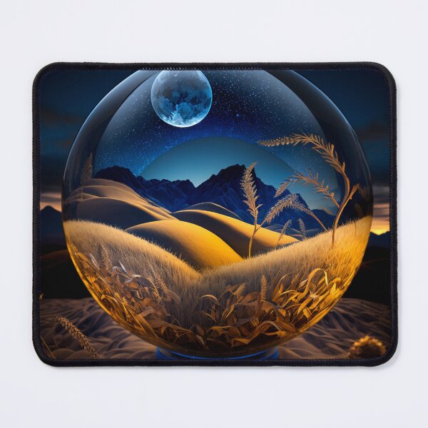 Item preview, Fantasy Landscape Art, Blue Moon designed and sold by Fantasy Masterpiece.