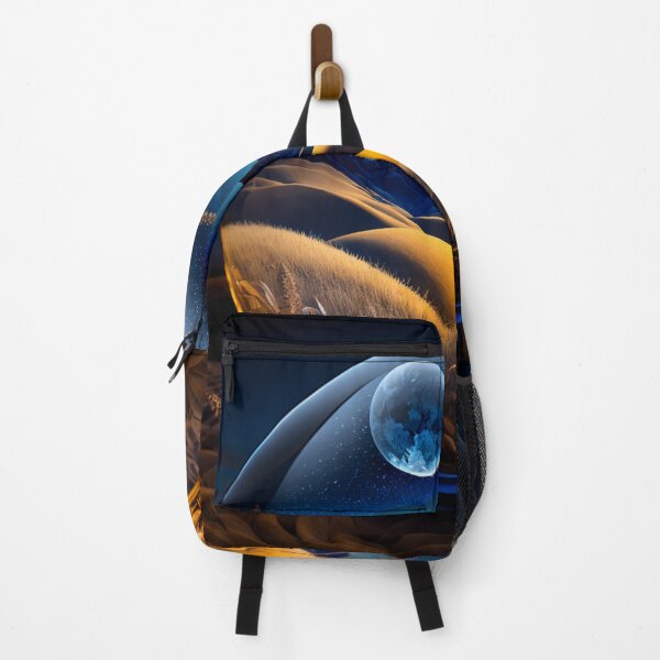 Item preview, Fantasy Landscape Art, Blue Moon designed and sold by Fantasy Masterpiece.