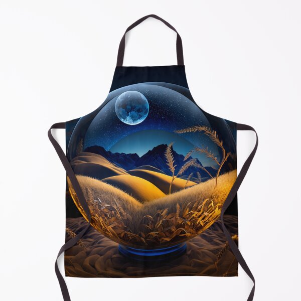 Item preview, Fantasy Landscape Art, Blue Moon designed and sold by Fantasy Masterpiece.