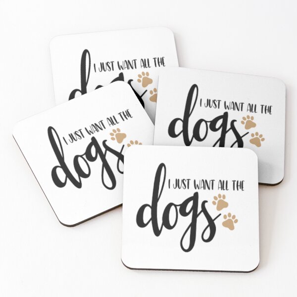 Aperçu de l'œuvre I Just Want All The Dogs Essential créée et vendue par Adam ★★★★★.