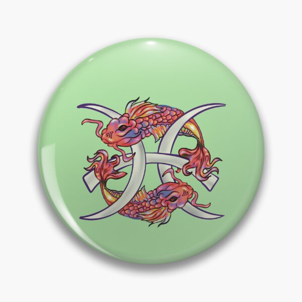 Item preview, Pisces, BIrthday February 19 - March 20, zodiac, two fish, zodiac symbol, birthday gift designed and sold by Whateverboss.