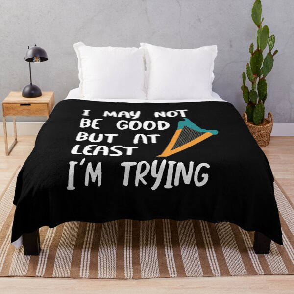 Item preview, Beginner Harpist Saying Not Good designed and sold by whyitsme.
