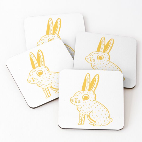 Item preview, Cute line rabbit designed and sold by Krymkuch.