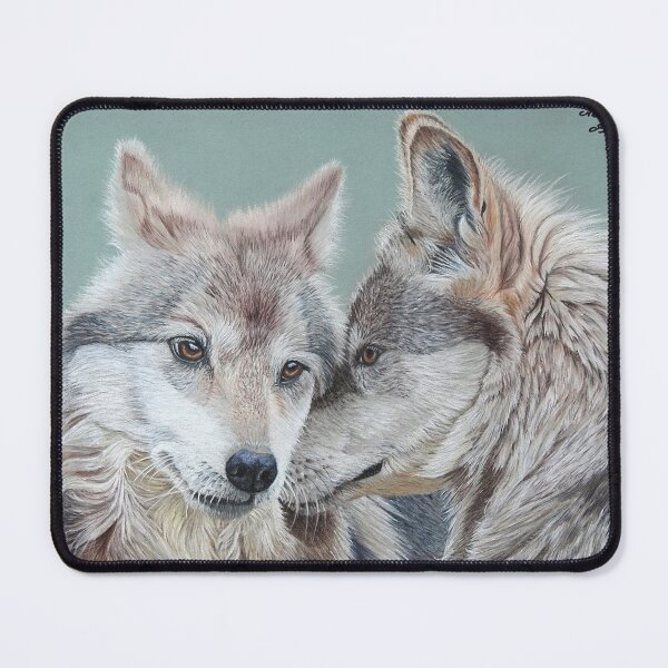 Item preview, Wolves "Soul mates" designed and sold by cathyscreations.