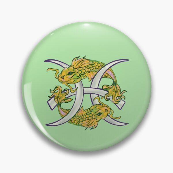 Item preview, Pisces, BIrthday February 19 - March 20, zodiac, two fish, zodiac symbol, birthday gift designed and sold by Whateverboss.