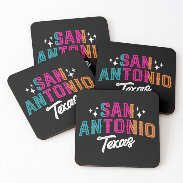 Item preview, San Antonio Texas Fiesta Colors Retro designed and sold by TheCraftyDrunkCo.