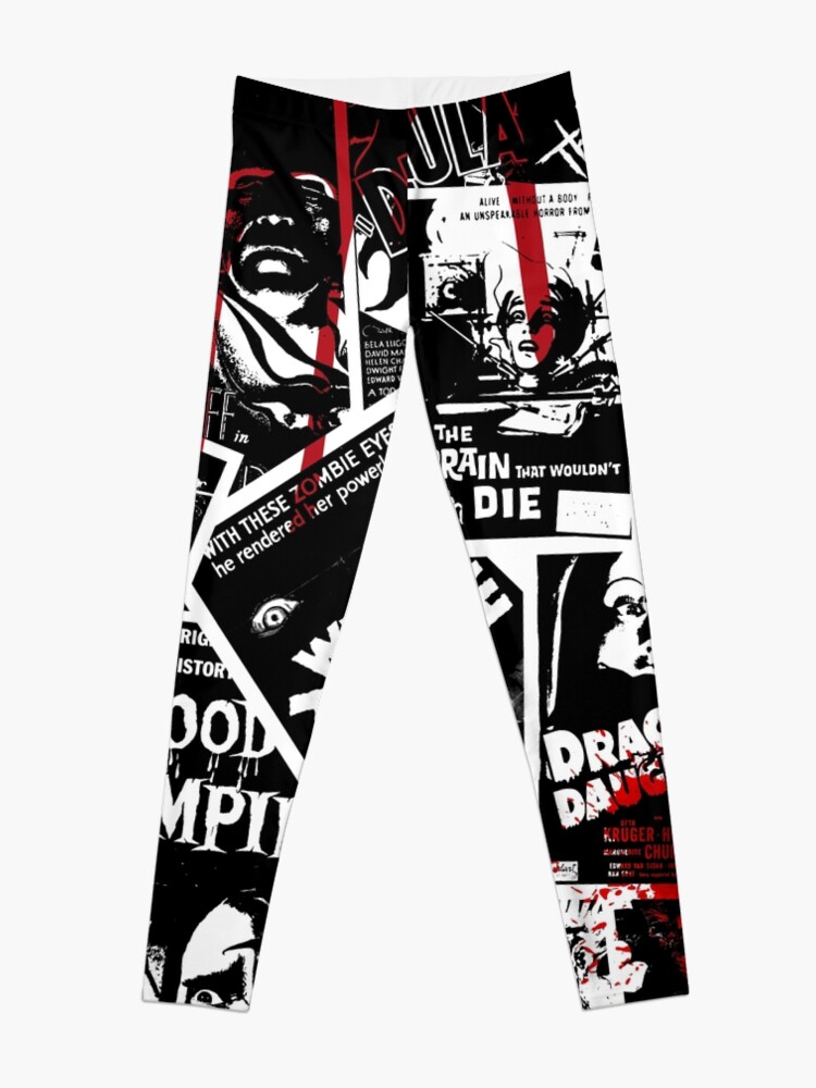 Horror Leggings, Black