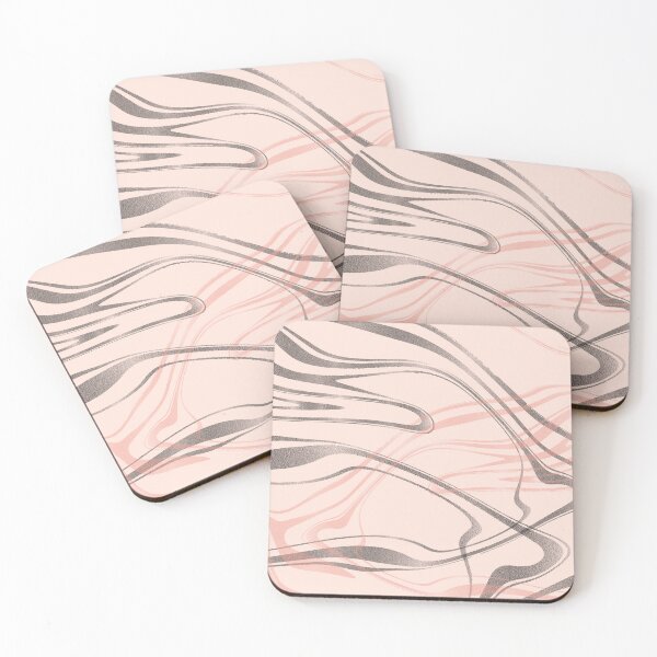 Item preview, Two-Toned Marble - Blush & Black designed and sold by SilverPegasus.