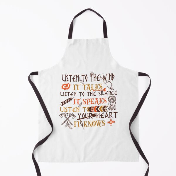 Item preview, NATIVE AMERICAN LISTEN TO THE WIND IT TALKS LISTEN TO THE SILENCE IT SPEAKS LISTEN YOUR HEART IT KNOWS designed and sold by Light-On-Style.