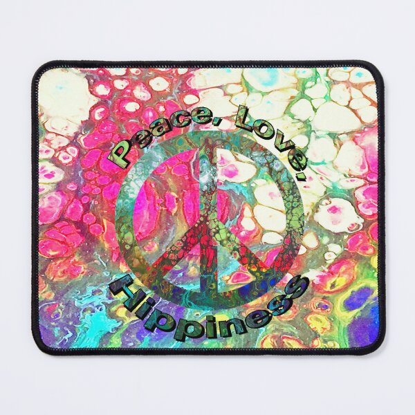 Item preview, Peace Love Hippiness, Hippie, peace sign, retro, vintage, spiritual, boho designed and sold by Hazel Ryan Wagner.