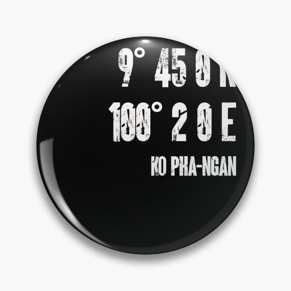 Item preview, Island Coordinates Ko Pha-ngan designed and sold by sbachstroem.