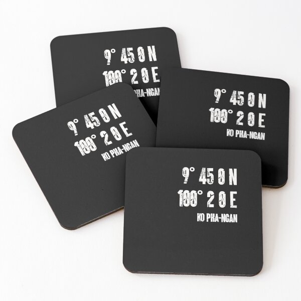 Item preview, Island Coordinates Ko Pha-ngan designed and sold by sbachstroem.