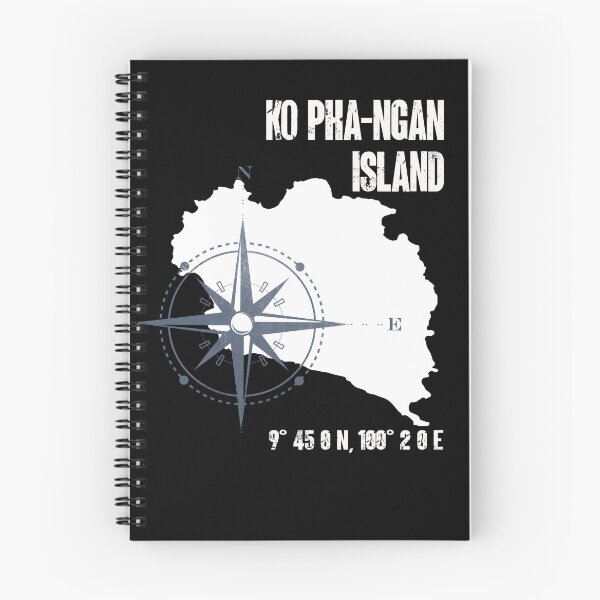 Item preview, Ko Pha-ngan Thailand Compass Siluette designed and sold by sbachstroem.
