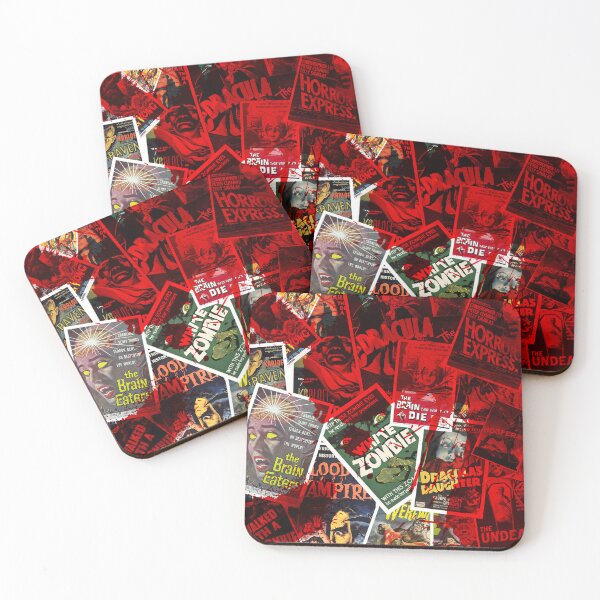 Item preview, Collage clásico de películas de terror vintage designed and sold by EddieBalevo.