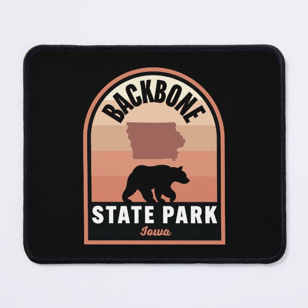 Item preview, Backbone State Park IA Bear designed and sold by HalpinDesign.