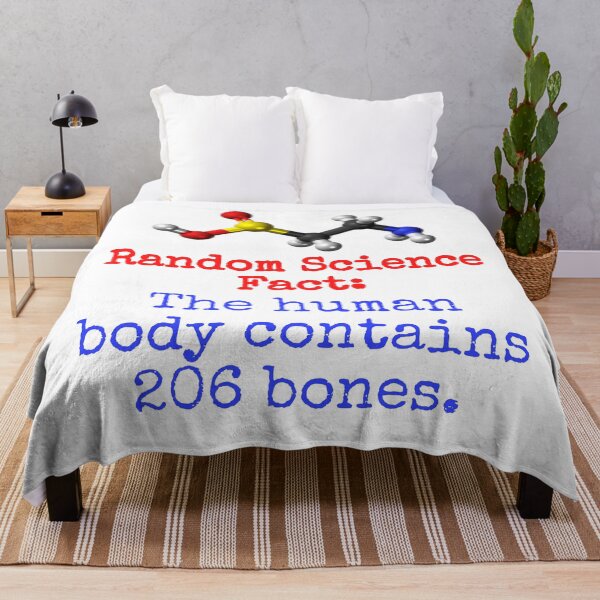 Item preview, The Human Body Contains 206 Bones - Science Fact designed and sold by CrankyOldDude.