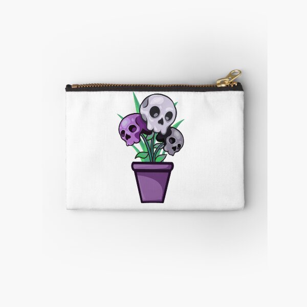Item preview, Cute Skull Flowers in Vase Sticker designed and sold by 10six.