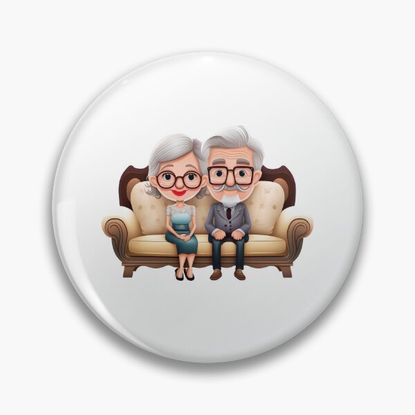 Item preview,  Old Cute Happy couple designed and sold by addthana.