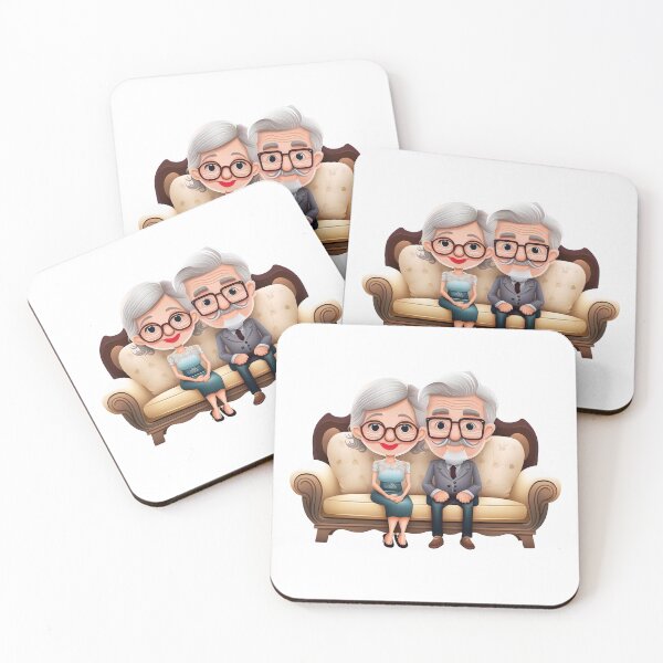 Item preview,  Old Cute Happy couple designed and sold by addthana.