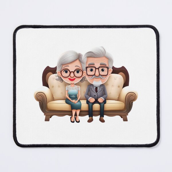 Item preview, Old Cute Happy couple designed and sold by addthana.