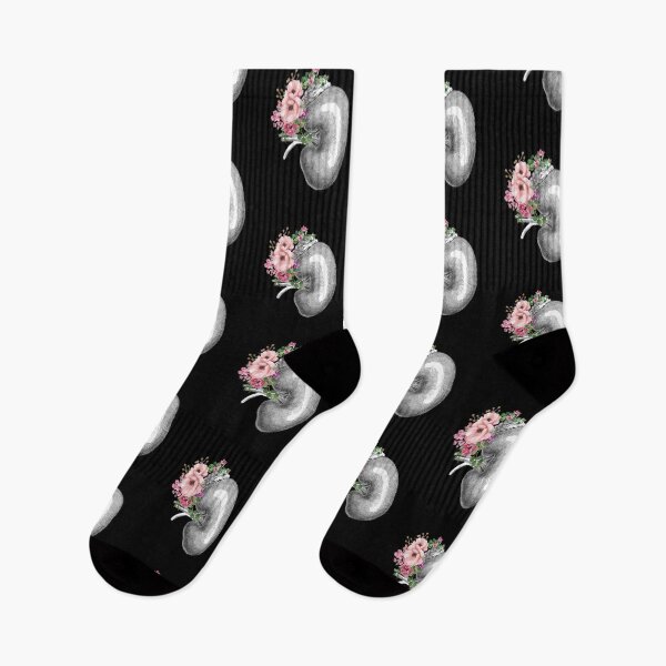 Item preview, Kidney and pink floral roses, Roses: the fragrant symbols of love and renal health! designed and sold by Collagedream.