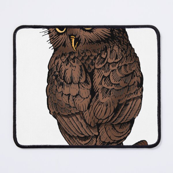 Item preview, Graphical color design with owl sitting, cute owl designed and sold by GraphicDesignVa.
